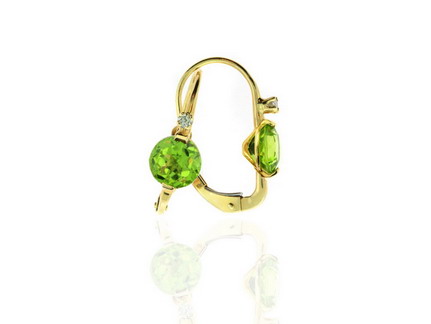 Peridot  Earrings